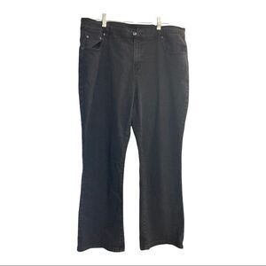 DG2‎ by Diane Gilman,Jeans,Women’s Size 16P, Black, American Flag on Back Pocket